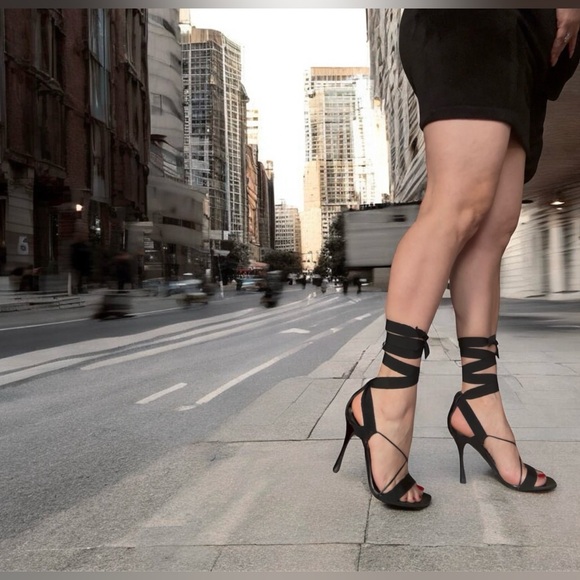 Gucci Tom Ford runway collectible 2002 grosgrain ribbon ankle wrap heels sz 36.5 - Picture 8 of 16